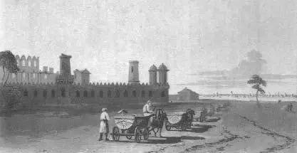 Руины Петровского путевого дворца после пожара 1812 года Худ Дж Т Джеймс - фото 86