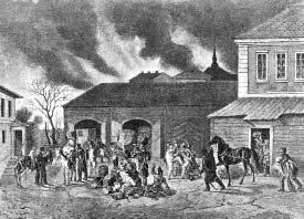 Французские мародеры в Москве в 1812 г Литография Германа Французы даже не - фото 129