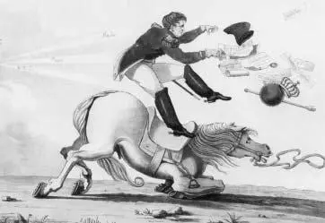 Унесенный ветром Карикатура на Наполеона 1815 г А наполеоновский маршал - фото 136