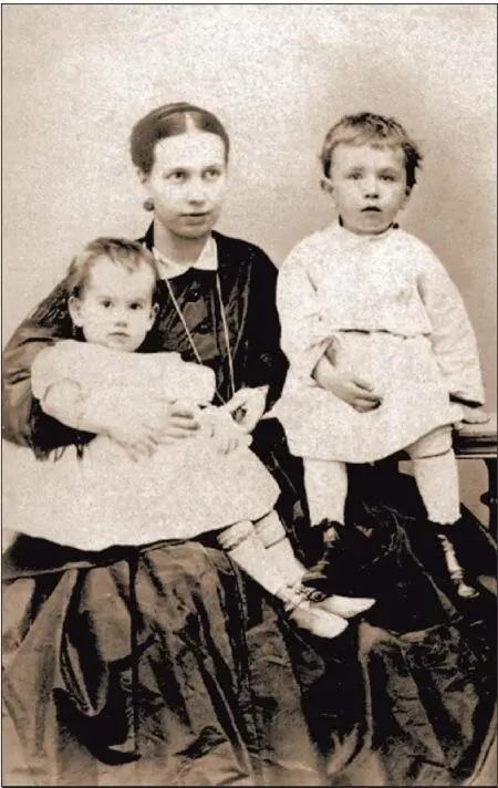 СА Толстая с детьми Таней и Сережей 1865 г СА Толстая Рисунок ЛН - фото 32