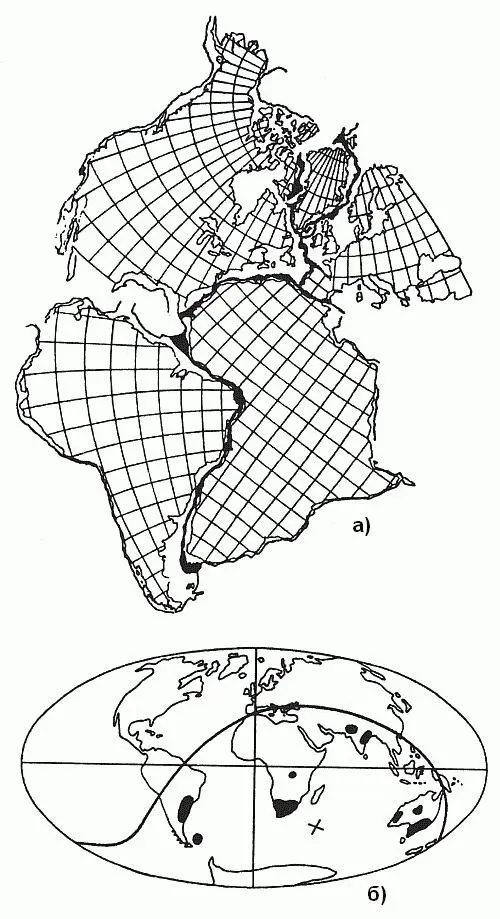 Рис 5 Истоки возникновения теории дрейфа континентов а совмещение - фото 6
