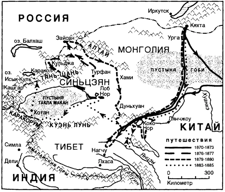 Экспедиции Н М Пржевальского во Внутреннюю Азию В 1883 г через три года - фото 5