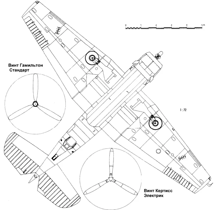 TBF1TBM1 с радаром ASB TBF1TBM1 ТВМ1С со сложенными крыльями - фото 102