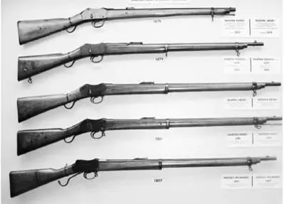 Однозарядные винтовки МартиниГенри и ВестлейРичардз калибра 1143 мм патрон - фото 427