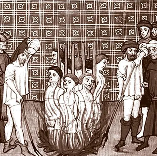 Казнь еретиков Средневековая миниатюра Во время правления Ивана Грозного в - фото 25