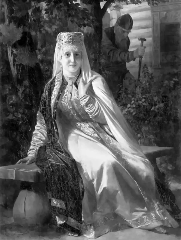 Василиса Мелентьева и Иван Грозный Художник Николай Неврев 1880е Принятие - фото 13
