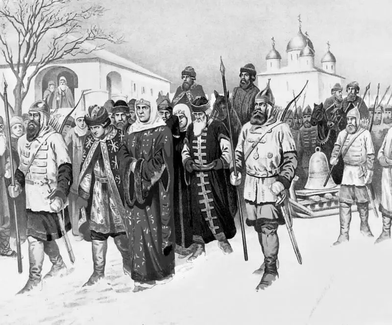 Покорение Новгорода Иваном III в 1478 г ВЕЛИКИЙ КНЯЗЬ МОСКОВСКИЙ ВАСИЛИЙ III - фото 49