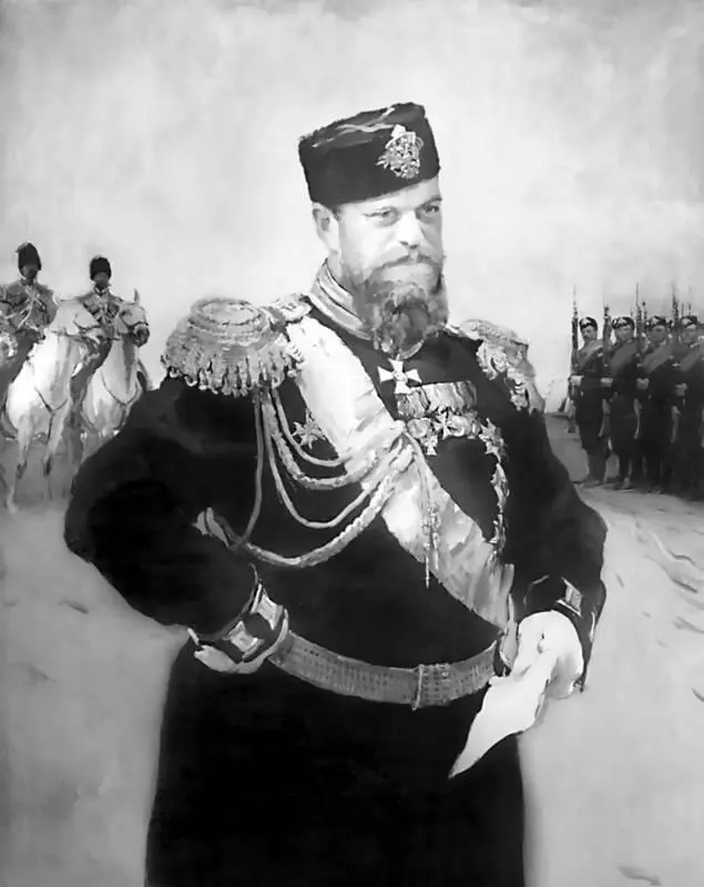 Портрет Александра III с рапортом в руках Художник Валентин Серов 1900 Было - фото 71