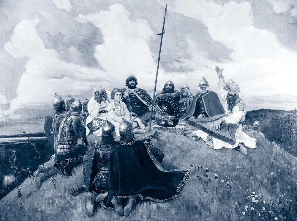 Баян Художник В М Васнецов Вадима многие молодые бойцы уважали В сражениях - фото 65