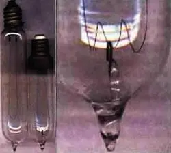 Рис 4 Из их колб выкачан воздух а угольные нити припаяны к кусочкам - фото 23