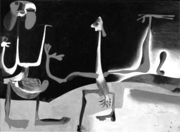 Мужчина и женщина перед кучей дерьма Хуан Миро Невиновность опасна Все - фото 43