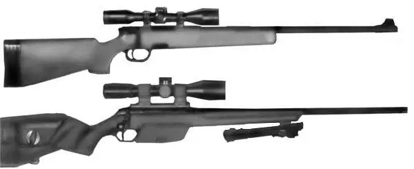 762мм магазинные снайперские винтовки SSG69P1 и SSG 04 Спуск с - фото 119