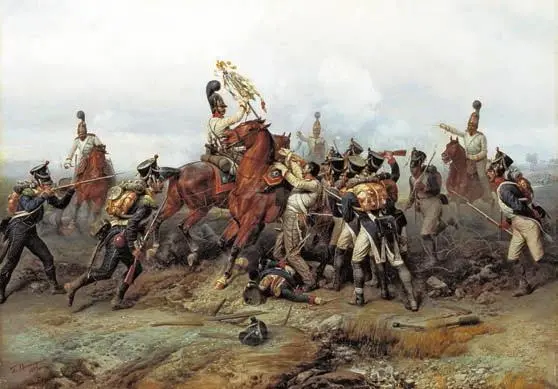 Подвиг солдат конного полка в сражении при Аустерлице 1805 г Император - фото 8