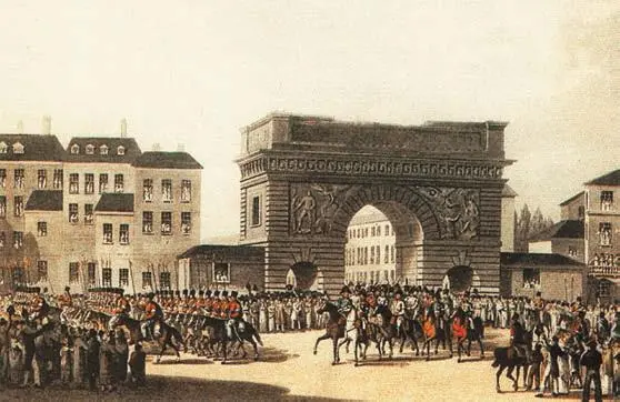 Вступление союзных войск в Париж 31 марта 1814 г Галерея войны 1812 г - фото 28