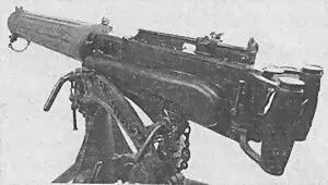 Британский станковый пулемет Виккерс модели 1909 г на треножном станке - фото 208