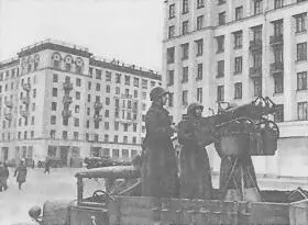 Счетверенная ЗПУ на шасси грузовика ГАЗААА Москва осень 1941 г Установка с - фото 225