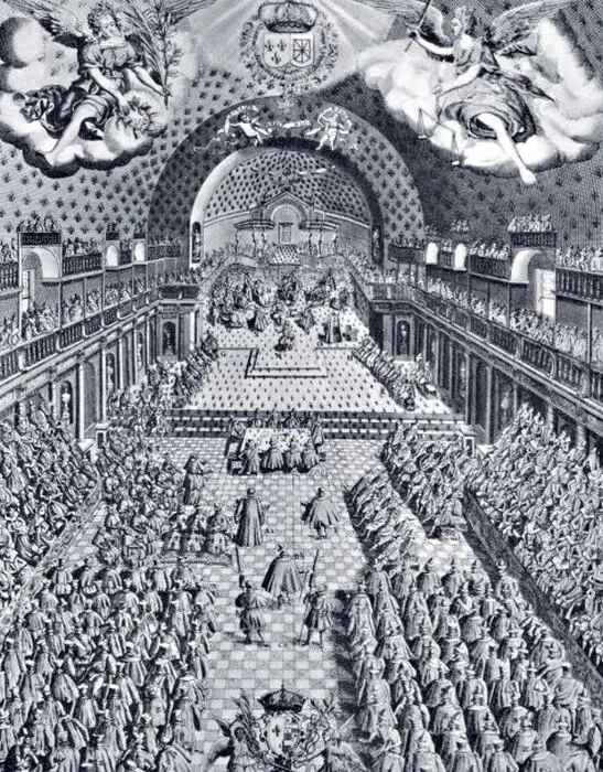 Открытие Генеральных штатов 27 октября 1614 Национальная Библиотека Конные - фото 13