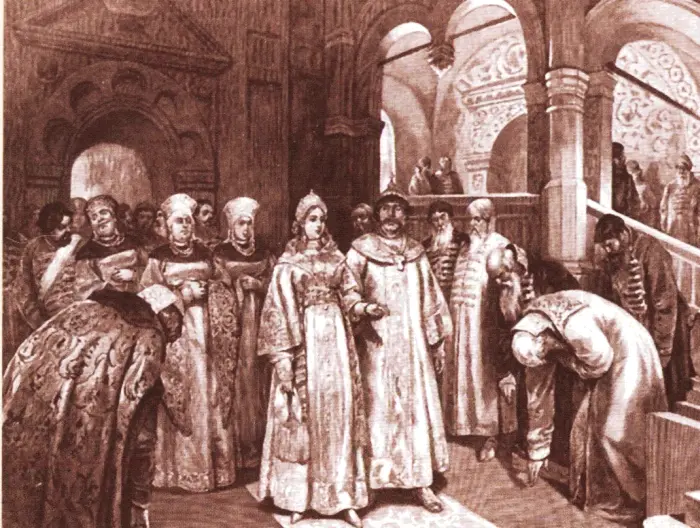 1526 год Василий III Великий князь Московский вводит во дворец невесту свою - фото 6