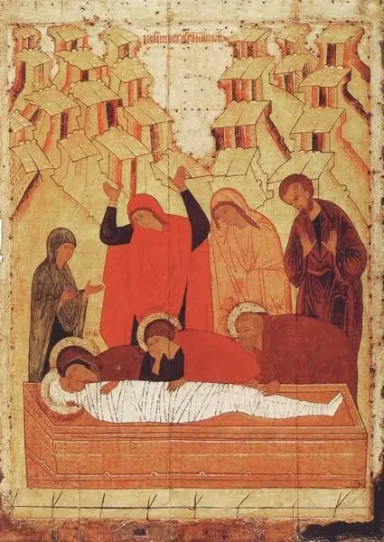 Положение во гроб XV в Вторая половина XV века Новгородская Пьета - фото 104