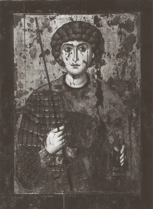 Святой великомученик Георгий Икона второй половины XII в около 1170 - фото 8