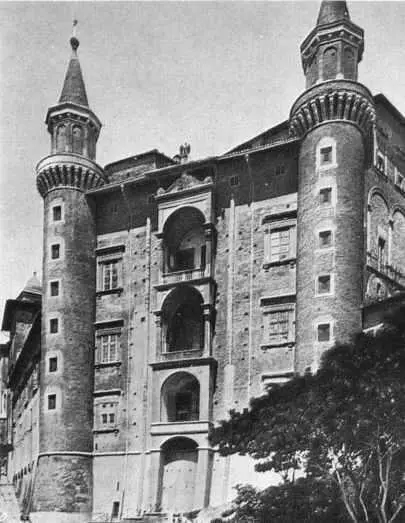 102 ЛУЧАНО ДА ЛАУРАНА ПАЛАЦЦО ДУКАЛЕ В УРБИНО НАЧАТО ОК 1470 Г Главным - фото 108