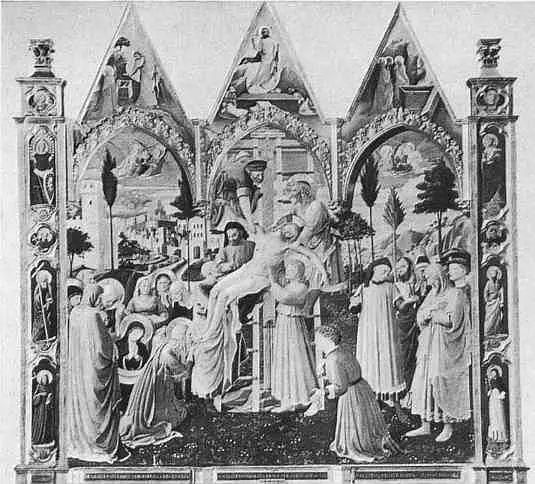 181 ФРА БЕАТО АНДЖЕЛИКО СНЯТИЕ С КРЕСТА МОНАСТЫРЬ САН МАРКО ВО ФЛОРЕНЦИИ - фото 187