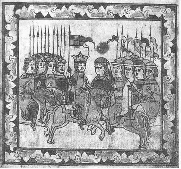 Московское войско встречает литовских союзников князей Андрея Ольгердовича - фото 24