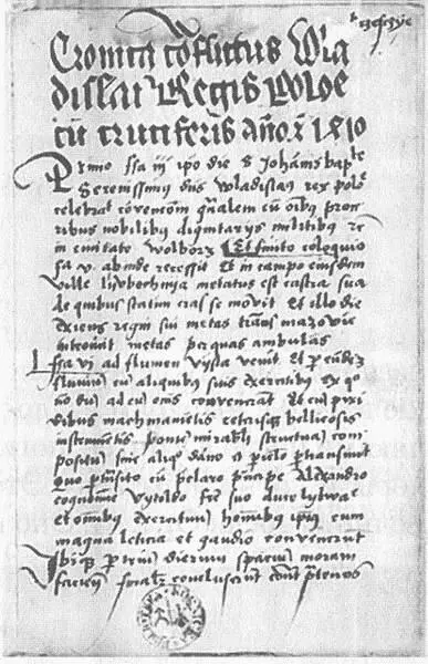 Cronica conflictus Wladislai Regis Poloniae cum cruciferis anno Christi - фото 36