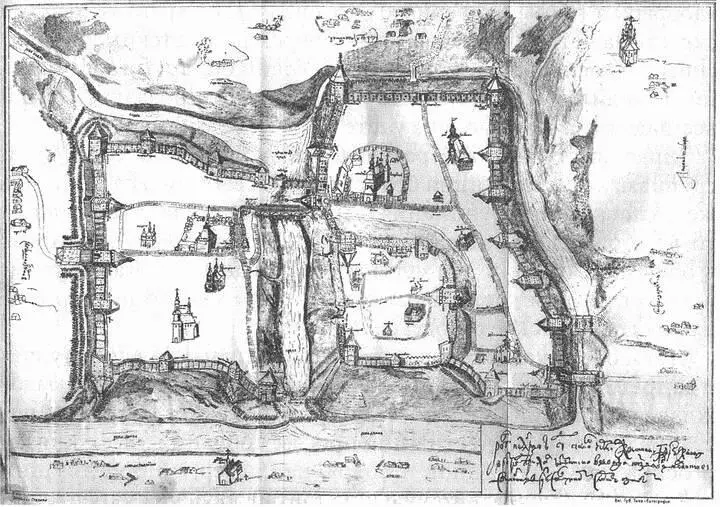 Чертеж Витебска 1664 г Этим последним уясняется и значительно ограничивается - фото 55