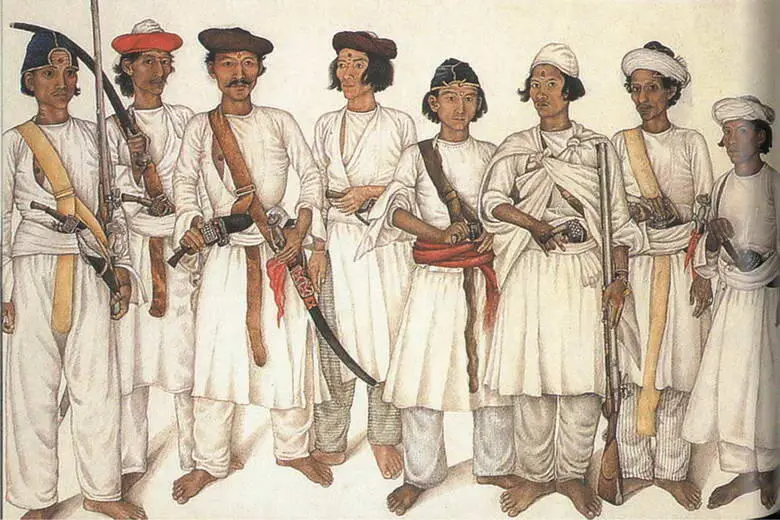 Англоиндийские контакты а Полковник Джеймс Тодд на слоне в сопровождении - фото 36
