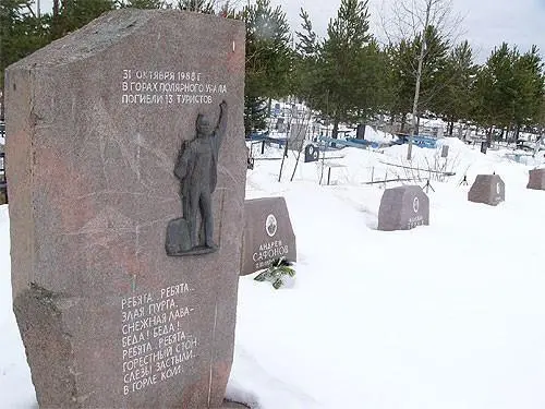 Мемориал Човского кладбища Сыктывкара с могилами туристов погибших в - фото 163