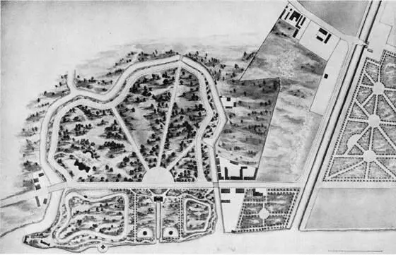Генеральный план Екатерингофа 1820е гг В начале XIX в в связи с дальнейшим - фото 86
