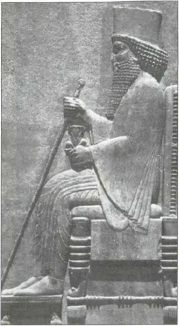 Персидский царь Дарий I 522486 до н э на троне Рельеф Затем Византий стал - фото 21