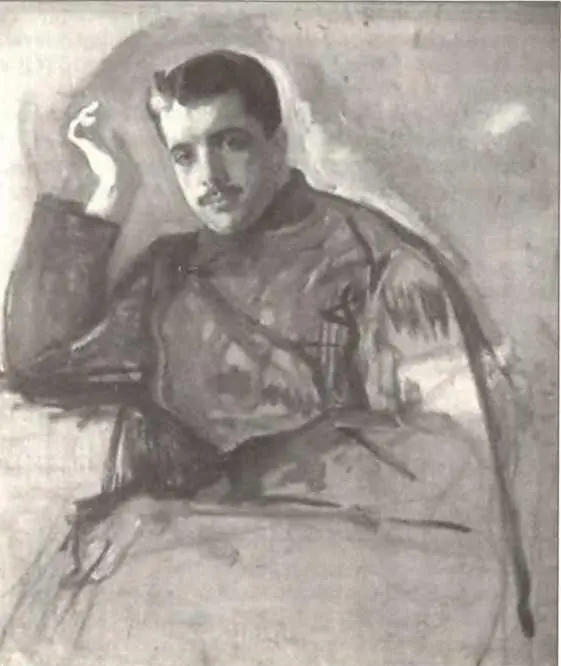 Портрет Сергея Павловича Дягилева работы В Серова В 1896 году Сергей Дягилев - фото 124