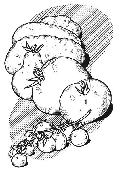 Русские холодные и горячие супы Окрошка Окрошка с картофелем и помидорами - фото 2