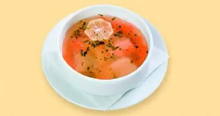 Суп овощной Суп холодный с морепродуктами и томатами - фото 56