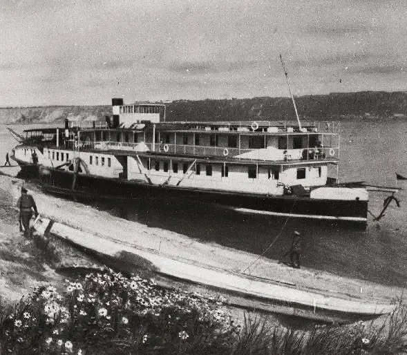 Пароход Русь на пути из Тюмени в Тобольск в августе 1917 г Тобольск - фото 57