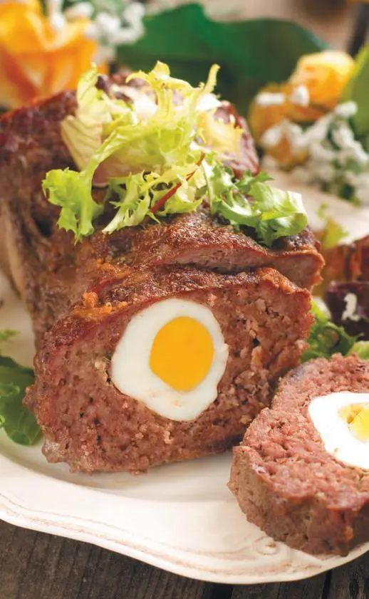 Мясной рулет Запеченный карась с чечевицей и горохом Кулич домашний - фото 4