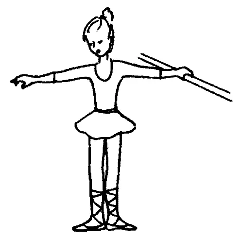 При таком вывернутом положении ног балерины должны свободно держать - фото 7