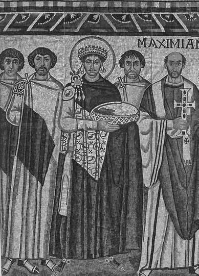 Император Юстиниан Фрагмент фрески 546547 гг Почти в одно время с - фото 68