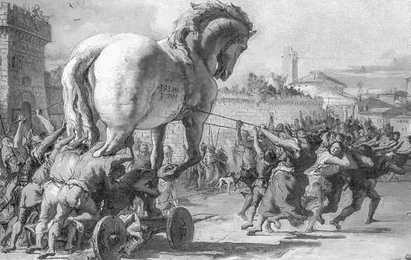 Рис 31 Джованни Доменико Тьеполо Шествие троянского коня в Трою 1773 - фото 31