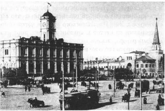 Вид на Николаевский Ленинградский и Ярославский вокзалы Фотография XIX века - фото 121