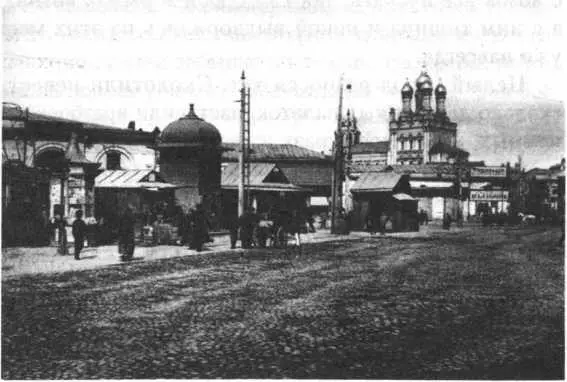 Вид от Пустой Марксистской улицы на Верхнюю Таганскую площадь и Таганский - фото 250