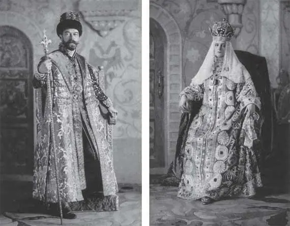Николай II и Александра Федоровна в костюмах эпохи Михаила Романова При - фото 115