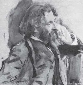И Е Репин Рисунок В А Серова 1901 г И Е Репин занимался - фото 134