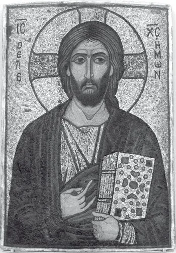 Христос Пантократор Милующий Мозаичная икона XII в В 886 г Василий I еще - фото 96