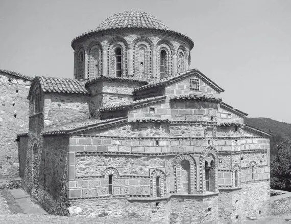 Церковь святых Феодоров XIII в Мистра Алексей III оставив жену и детей - фото 110