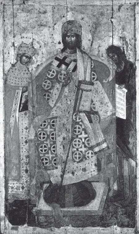 Предста Царица одесную Тебе Сербская икона конца XIV в Филофей Коккин - фото 120