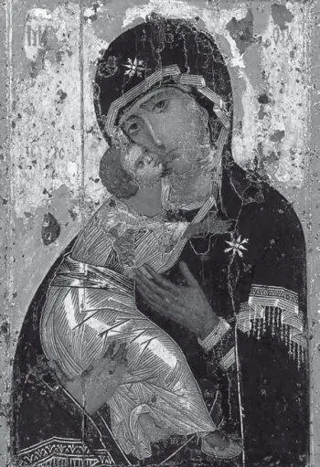 Владимирская икона Божьей Матери Начало XII в Византийское письмо В - фото 137