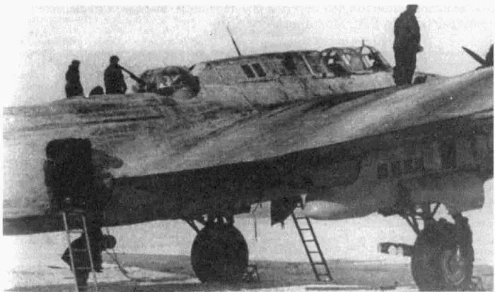 Пе8 в зимнем камуфляже 1942 г Пе8 заводской 42066 оснащенный - фото 24